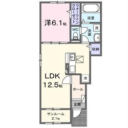 シーズンテラスⅠの物件間取画像